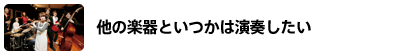 他の楽器といつかは演奏したい